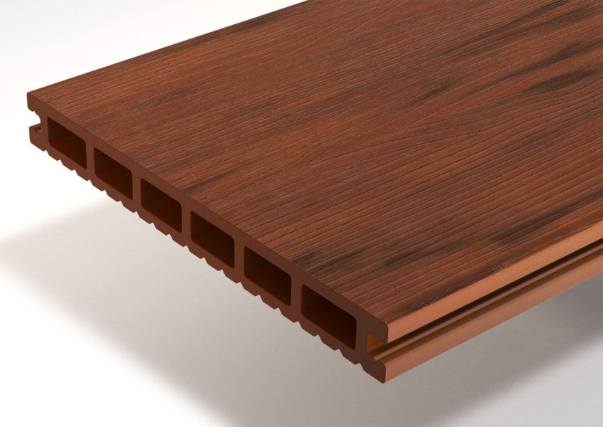 Террасная доска дпк Woodvex Select Colorite Wide 200x22