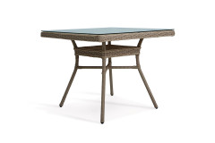 Комплект уличной мебели Mokka Villa Rosa (стол обеденный квадратный, 4 кресла)