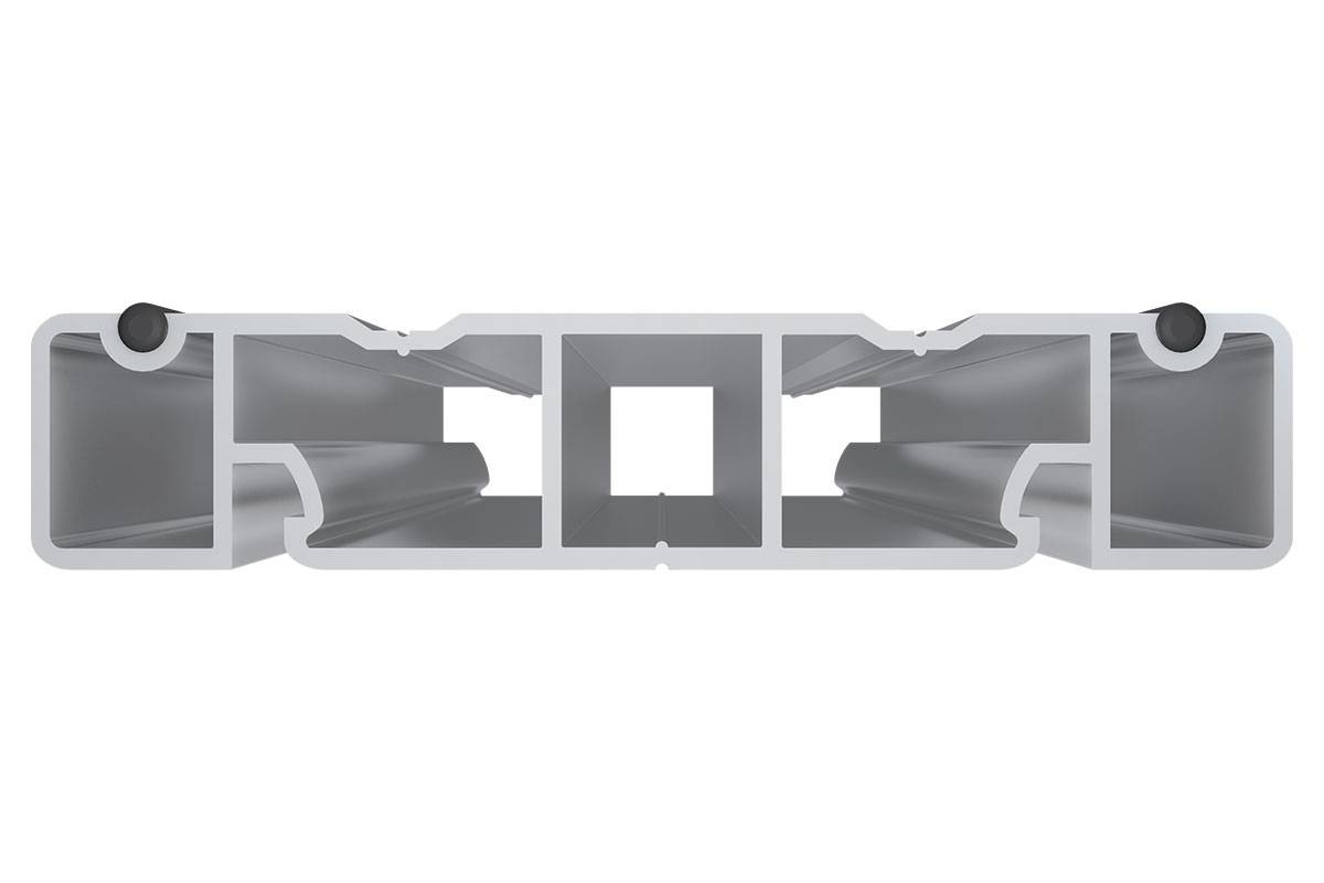 Алюминиевая лага HILST JOIST PRO MAX (стыковочная) 100x20x4000 мм